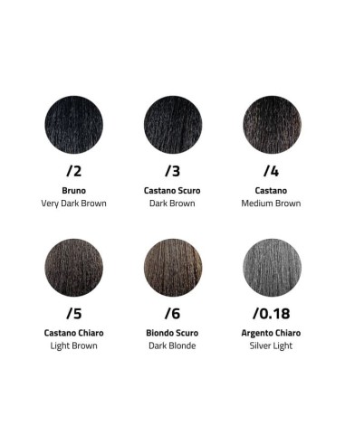 DANDY HAIR COLOR FOR MEN CREMA COLORANTE PER CAPELLI SENZA AMMONIACA  2 BRUNO 60 ML