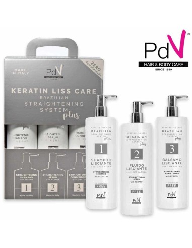 KERATIN LISS CARE BRAZILIAN 3 X 1 LT