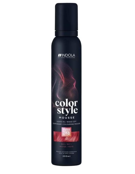 INDOLA COLOR STYLE MOUSSE 200 ML ROSSO