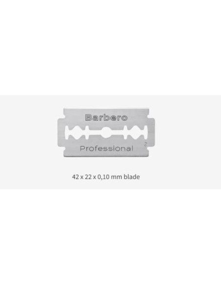 BARBERO PROFESSIONAL LAME DA BARBA 100 PZ