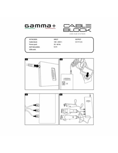GAMMAPIÙ CABLE BLOCK ALIMENTATORE PER TOSATRICI