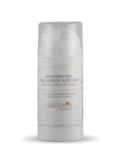 SKINSYSTEM MASCHERA VISO ALOE VERA PELLI GRASSE 100 ML