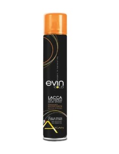 EVIN GOLD LACCA SPRAY PER CAPELLI EXTRA FORTE CON OLIO DI ARGAN E SEMI DI LINO 500 ML
