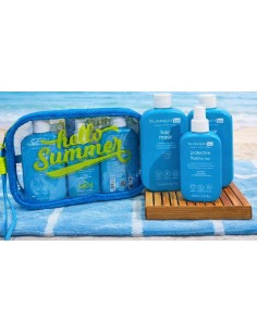 ING summering kit borsetta shampoo 300 ml maschera 300 ml fluido protettivo 150ML
