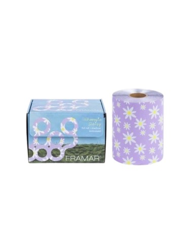 Framar embossed roll Whoopsie Daisy alluminio per meches 97,5 mt