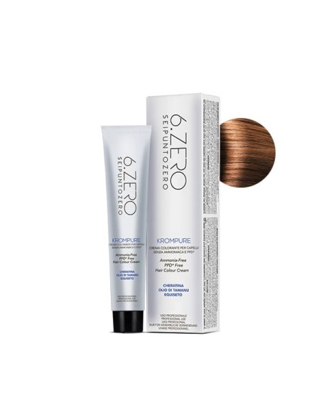 6.ZERO KROMPURE 8.43 BIONDO CHIARO RAME DORATO 100ML NO AMMONIACA