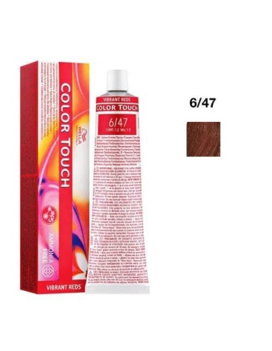 6/47 BRONZO RAME SCURO WELLA COLOR TOUCH VIBRANT REDS SENZA AMMONIACA 60ML