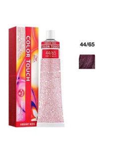 44/65 castano medio intenso violetto  mogano wella color touch vibrant reds  senza ammoniaca 60ml