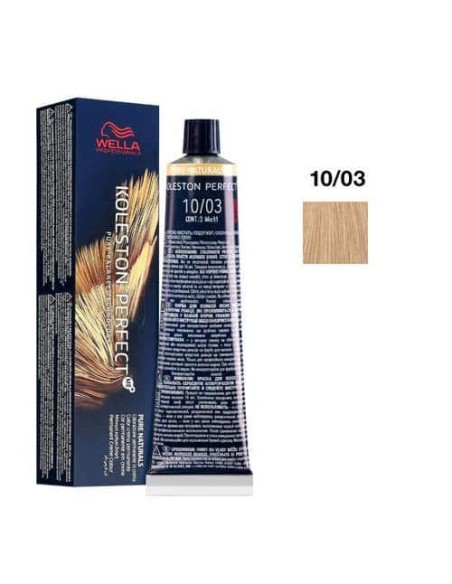10/03 Biondo platino naturale doratoWella KOleston perfect me+ pure naturals 60ML