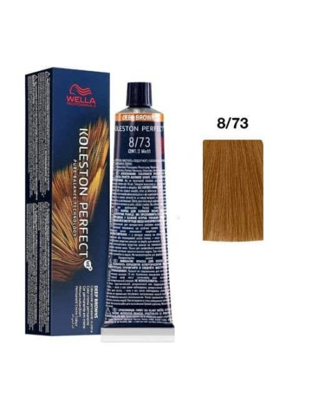 8/73 BIONDO CHIARO SABBIA DORATO WELLA KOLESTON PERFECT ME+ DEEP BROWNS 60ML