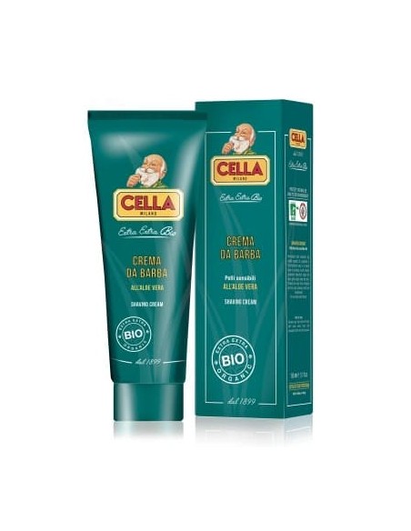 CELLA CREMA DA BARBA ALL'ALOE VERA BIO 150 ML