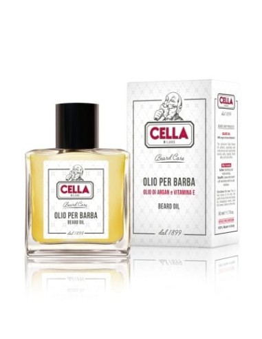 CELLA MILANO OLIO PER BARBA OLIO DI ARGAN E VITAMINA E 50 ML
