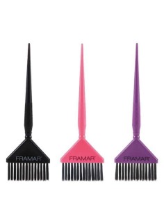 Framar big daddy set Rosa/viola/nero 3 pz pennelli per tinta