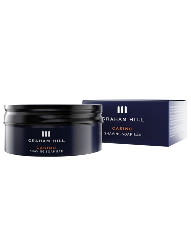 GRAHAM HILL CASINO SHAVING SOAP BAR 85 GR