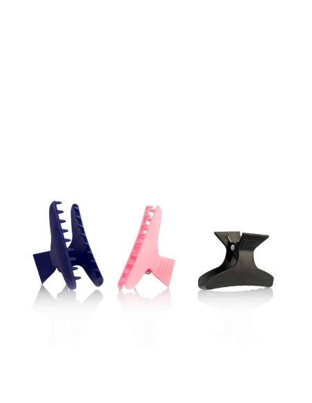 LABOR PINZA PER CAPELLI COLORATA 12 PZ